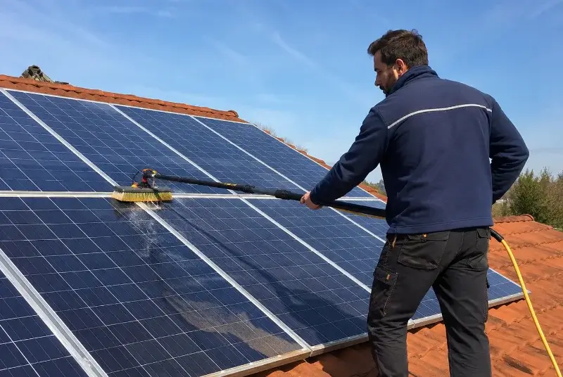 Nettoyage et entretien de panneaux solaires à Monpazier